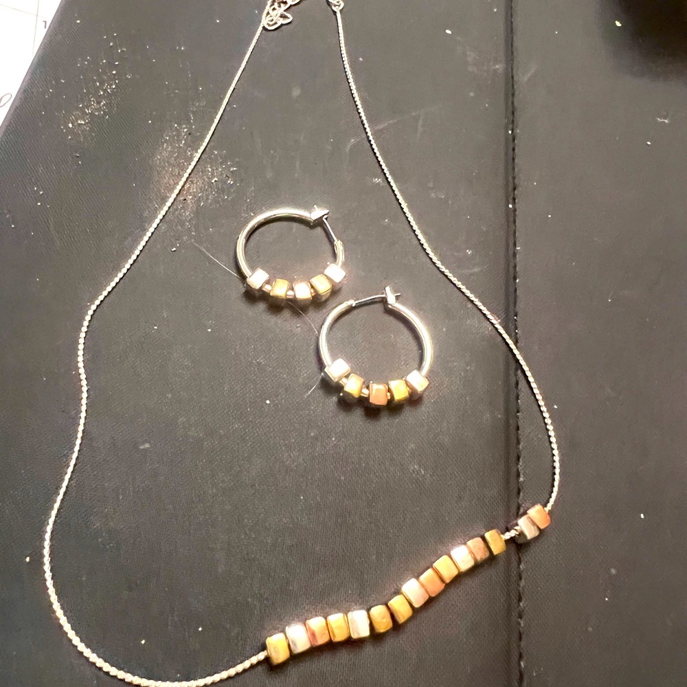 Lia Sophia necklace and earrings